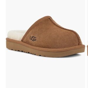 NEW UGG Keegan Slide Slippers Girl 1 M Chestnut Color
